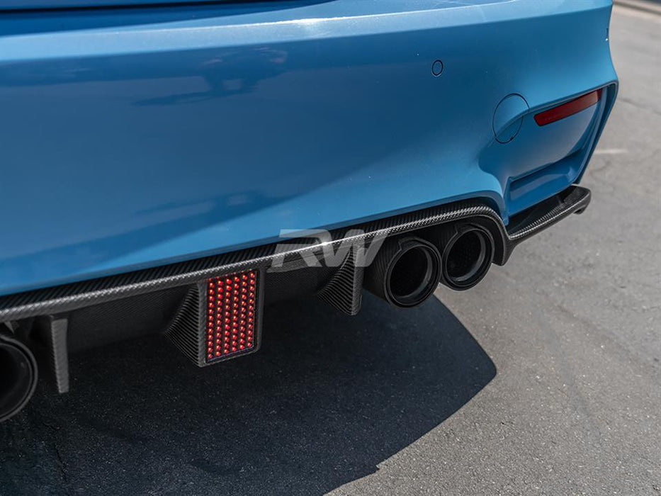 BMW F8x M3 M4 Kholen Style CF Rear Diffuser