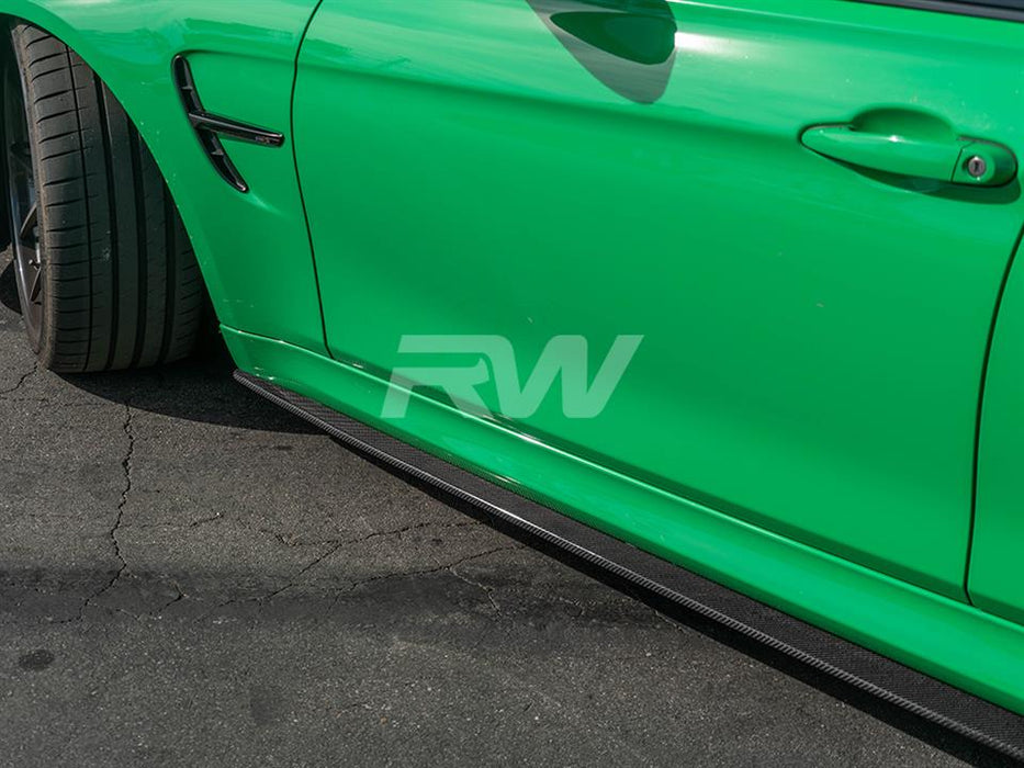 BMW F80 M3 3D Style CF Side Skirt Extensions