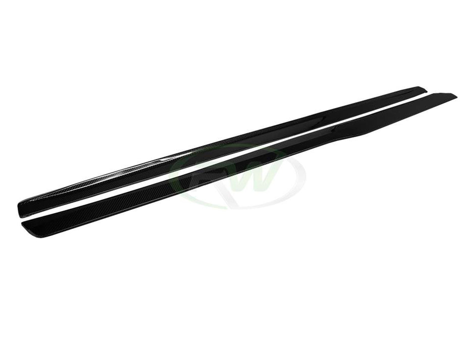 BMW F80 M3 GTX Carbon Fiber Side Skirt Extensions