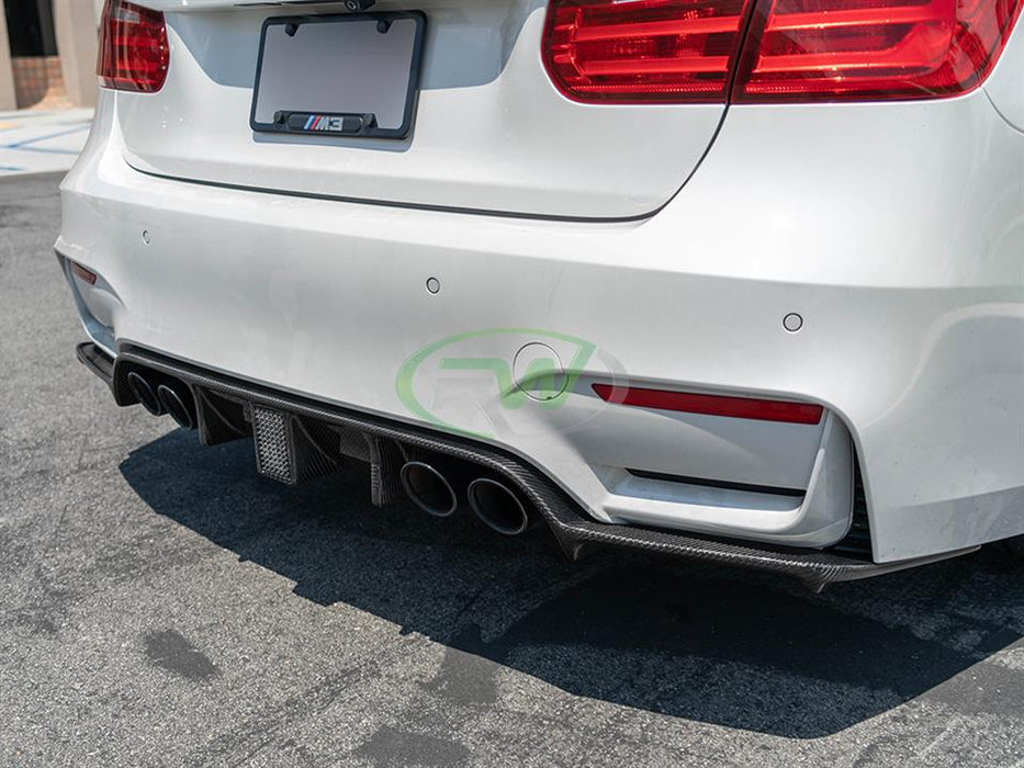 BMW F8x M3 M4 Kholen Style CF Rear Diffuser