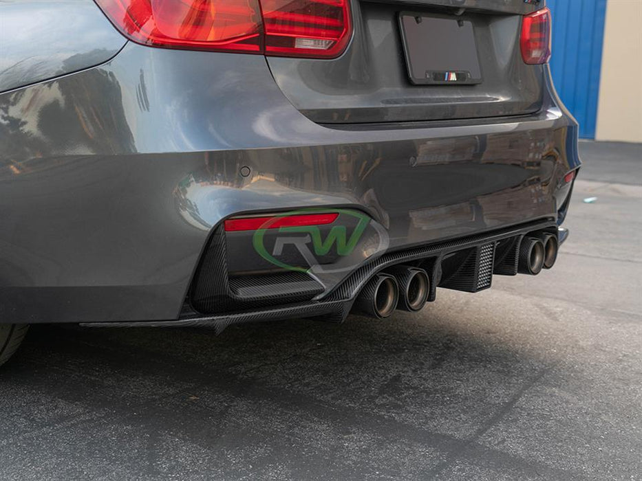 BMW F8x M3 M4 Kholen Style CF Rear Diffuser