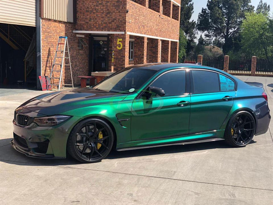 BMW F80 M3 GTX Carbon Fiber Side Skirt Extensions