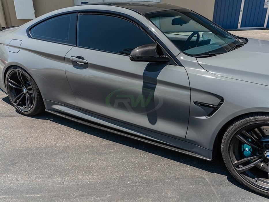 BMW F82/F83 M4 CF Side Skirt Extensions