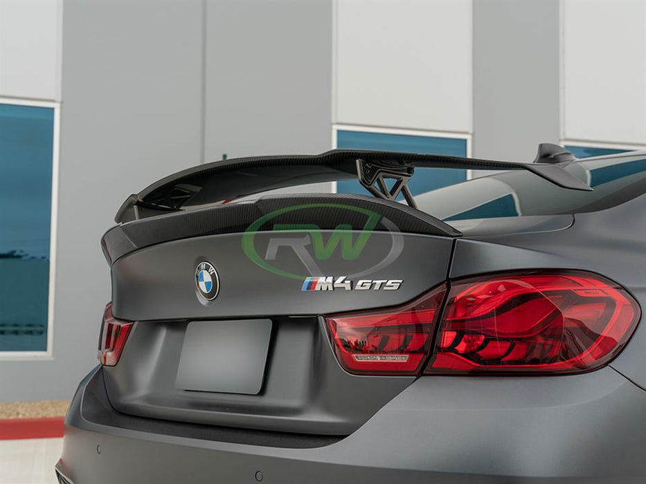 BMW F82 M4 RWS Carbon Fiber Trunk Spoiler