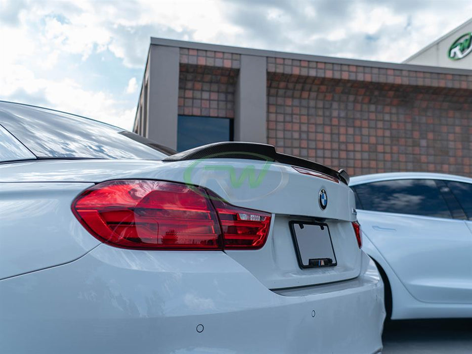 BMW F33 F83 CS Style Carbon Fiber Trunk Spoiler