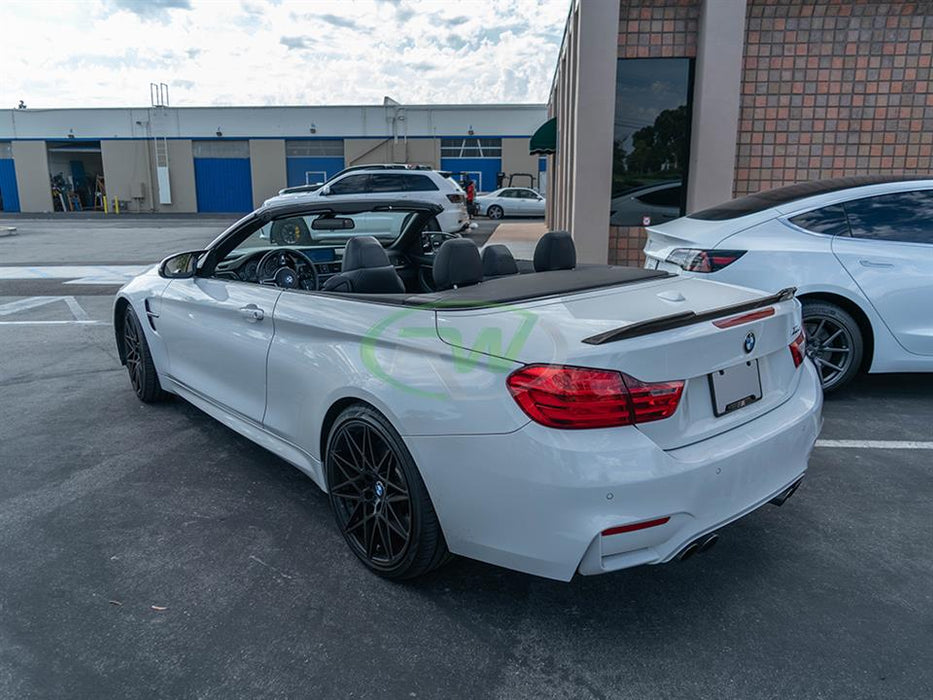 BMW F33 F83 CS Style Carbon Fiber Trunk Spoiler