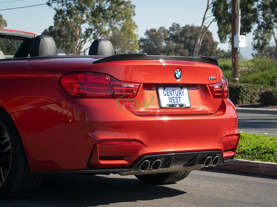 BMW F33 F83 CS Style Carbon Fiber Trunk Spoiler