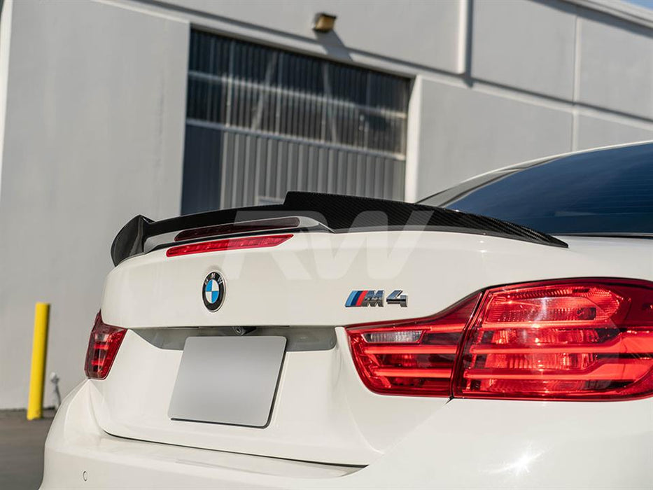 BMW F33/F83 M4 Style Carbon Fiber Trunk Spoiler