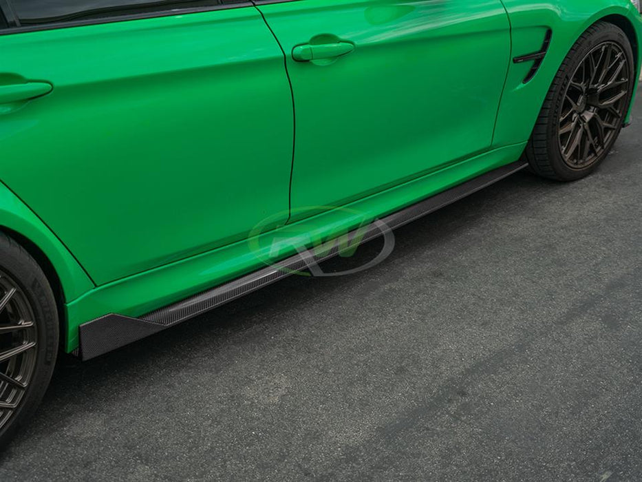 BMW F80 M3 RWS Type I CF Side Skirt Extensions